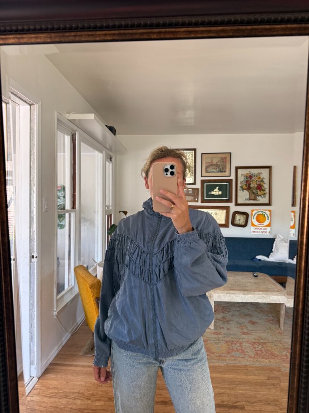 100% Silk Lightweight Bomber Style Jacket